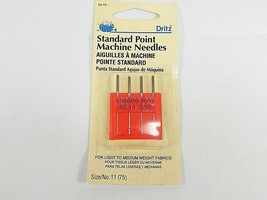 Vintage DRITZ STANDARD POINT SEWING NEEDLES Size 11 NOS 52-75 - $4.84