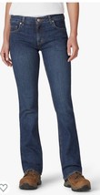 Dickies Relaxed Fit Bootcut Jeans Womens Size 10RG (34x33) Blue Denim Co... - $37.08