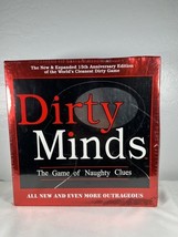 DIRTY MINDS 15TH ANNIVERSARY EDITION THE GAME OF NAUGHTY CLUES NEW SEALED - $40.99