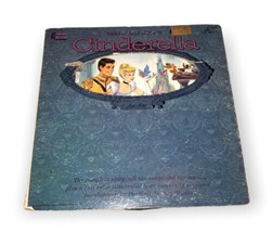 Walt Disney&#39;s Cinderella - Magic Mirror Vinyl Record &amp; Storybook (1960) (Rough) - £4.45 GBP