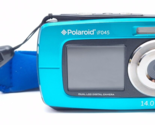 Polaroid IF045 14.1 MP Dual Screen Waterproof Digital Camera Blue Teal -... - $27.80