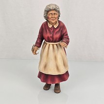VINTAGE HAND CARVED CRATE PROSPECTS WOOD WOODEN MRS SANTA CLAUS SIGNED ANN - $128.69