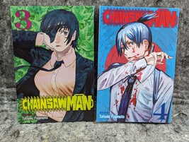 Chainsaw Man, Vol 3 &amp; Vol 4 - Paperback By Fujimoto, Tatsuki - VERY GOOD - £8.78 GBP