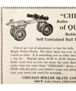 1924 Chicago Roller Skate Company Advertisement Sports Ephemera 4.75 x 3... - $36.32 CAD