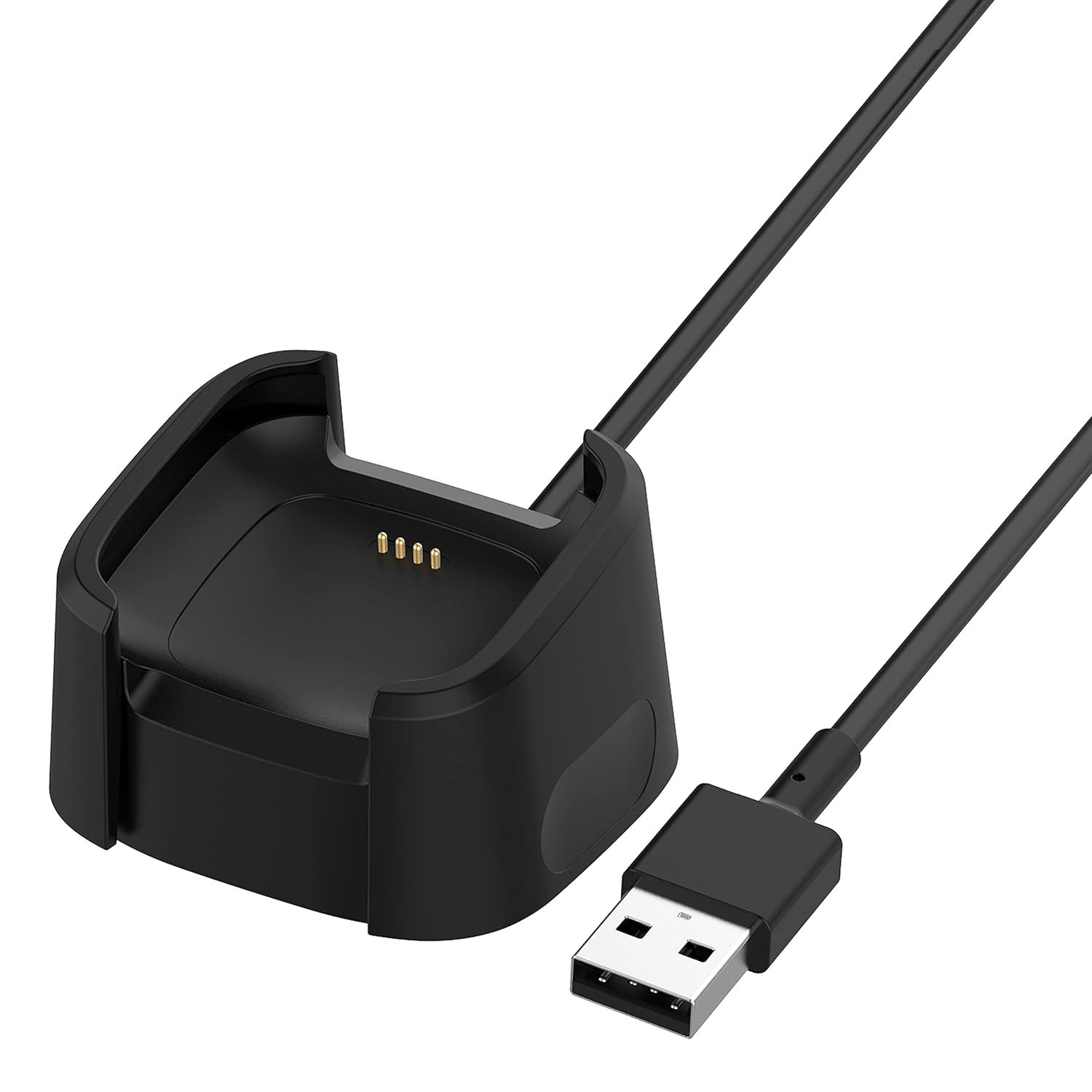 3.3Ft Usb Charger Compatible With Fitbit Versa 2 Charger Dock Anti-Slip Replacem - £11.71 GBP