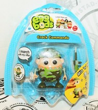 Eggbods Crack Commando - WIND-UP &amp; Walking Toy 3&quot; Egg Figure 2011 New - £4.71 GBP