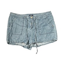 Gap Circle Dot Texture Plus Size Women Casual Shorts Hi-Rise Drawstring ... - $17.81