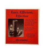 Discwasher D4+ Record Care Vintage 1983 Print Ad SC-2M Stylus Care Syste... - £9.15 GBP