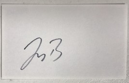 Joe Burrow Signed Autographed 3x5 Index Card #3 - £39.86 GBP