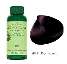 All-Nutrient Keratint Color-Glaze Hair Color - 4EP Eggplant