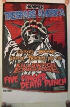 Five Finger Death Punch Poster Emmure Trivium Pop Evil 5 - $26.51