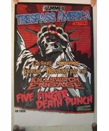 Five Finger Death Punch Poster Emmure Trivium Pop Evil 5 - $37.13 CAD