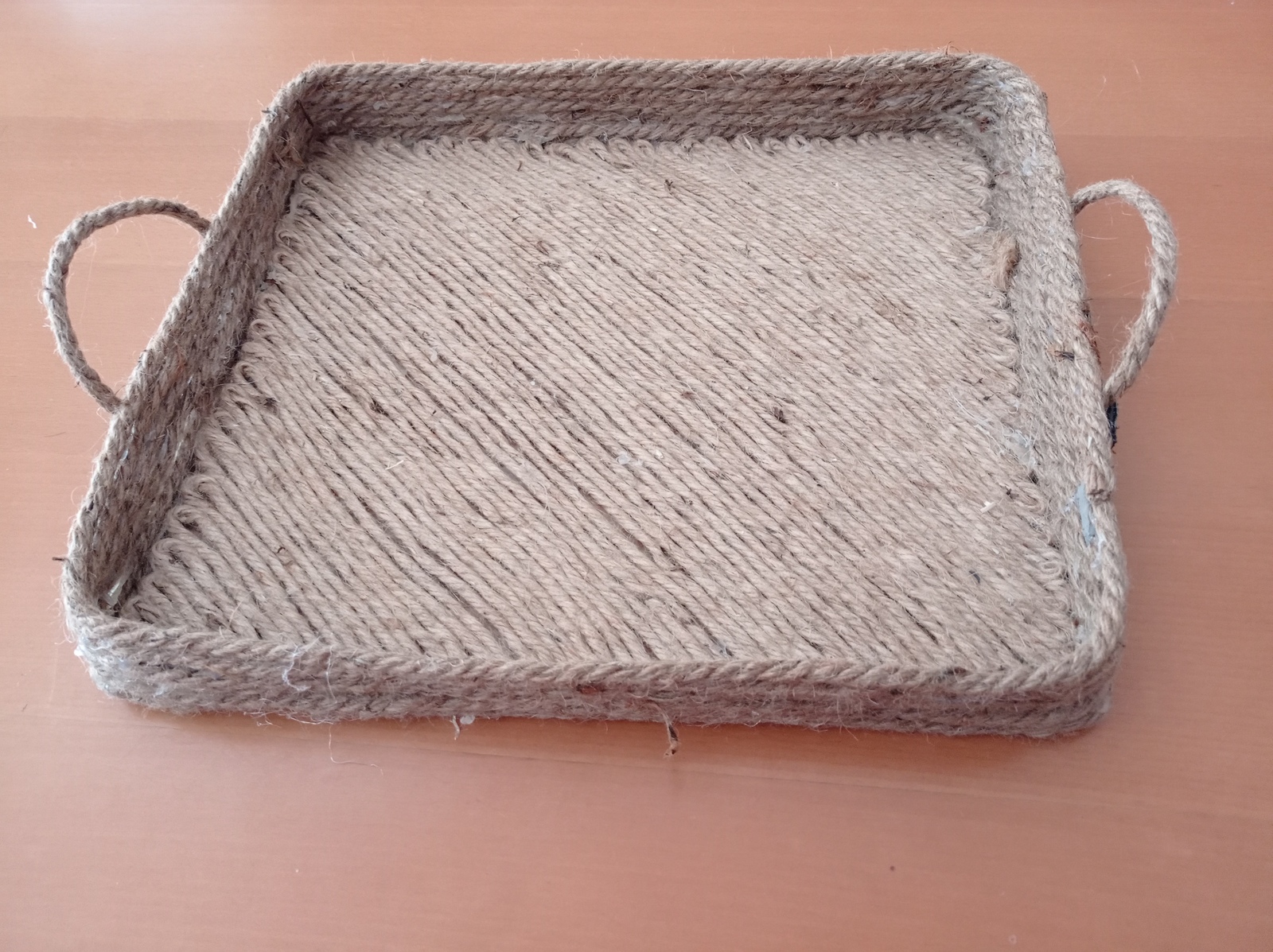 Primary image for Handmade rope breakfast tray