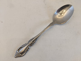 Oneida Raphael Stainless Pierced Deluxe Glossy Place/Oval Soup Spoon 6 7/8&quot; - $4.45