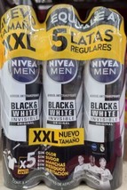 3X REXONA MEN DESODORANTE BLACK &amp; WHITE DEODORANT - 3 GRANDES  250ml -EN... - $33.85