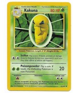 1999 WOTC Pokemon Game Base Set 33/102 Kakuna Non-Holo MINT Basic Stage 1  - $10.00