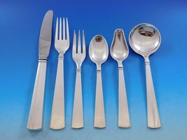 Bell by Peter Hertz Danish Sterling Silver Flatware Set 12 Service 76 Pcs Modern - $9,009.00