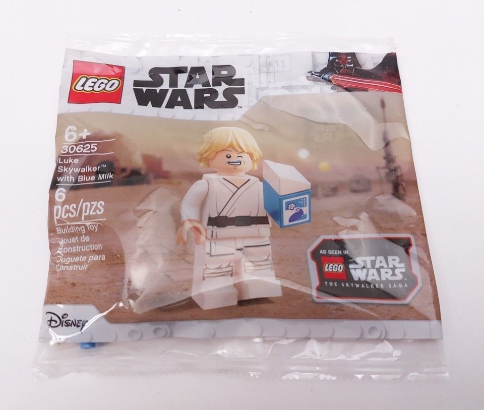 Lego ® Star Wars 30625 Luke Skywalker Minifigure Figure Blue Milk Poly NEW - $68.77