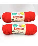 (2) Vintage Sayelle 100% Orlon Acrylic Fiber 4 Ply Yarn KMart 7003 Scarl... - $224.00 MXN