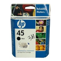 HP 51645A 45 Ink Printer Cartridge - Black Exp 8/2009 - $15.84