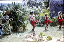 1965 Dancers Polynesian Cultural Center Hawaii 35mm Slide - £3.15 GBP
