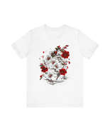 Elegant Japanese Flowers T-Shirt with Stunning Blossom Design - £26.83 GBP