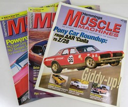 Hemmings Muscle Machines Magazine Lot of 3 2005 Issues Hot Rodding Car Racing - $14.70