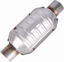 2.25&quot; Universal Catalytic Converter, 2.25 Inch Inlet/Outle Cat Converter with O2 - $66.95