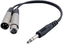 Pyle - PCBL3F1 - 1/4&#39;&#39; Stereo Male To 1 XLR Male And XLR Female Y-Cable ... - $9.95