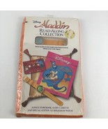 Disney Aladdin Read Along Collection Storybook Audio Cassette Hologram W... - $47.29 CAD