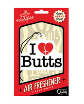 Wood Rocket I Love Butts Air Freshener - Apple - $4.53