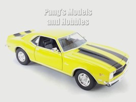 1968 Chevy Camaro Z28 1/24 Diecast Model by Welly - YELLOW - £22.31 GBP