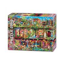 LaModaHome 2000 Piece The Garden Shelf Flower Collection Jigsaw Puzzle for Famil - £26.55 GBP