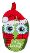 Kay Dee Designs Owl Shaped Potholder  Hoo&#39;s Been Naughty - £7.95 GBP