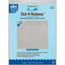 Pellon Stick-N-Washaway Embroidery Stabilizer Adhesive - $735.48 MXN