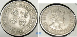 Hong-Kong 1963 ~ FIFTY CENTS  - £2.39 GBP