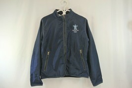 Vancouver 2010 Olympics Jacket HBC Navy Blue Ladies M 100% Nylon Made in Canada - £34.85 GBP