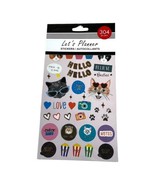 Let’s Planner Pretty Sticker Book Stickers Kitty Cat Kittens Hearts Quot... - £9.58 GBP