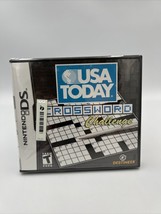 New Sealed: Usa Today Crossword Challenge - Nintendo Ds, Rated T - £8.30 GBP