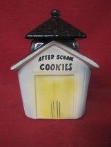 Vintage U.S.A. made Schoolhouse Cookie Jar - $39.59