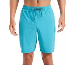 Nike Men&#39;s Contend Water-Repellent Colorblocked 9&quot; Swim Trunks Oracle Aq... - £22.09 GBP