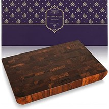 TALENT Wood Cutting Board Wooden Cutting Boards for Kitchen 100% Natural Wood... - £103.86 GBP