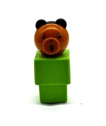 Fisher Price Jumbo Square Green Shape 3 1/2&quot; Replacement Figure from Thr... - £5.74 GBP