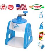 SnowFlake Hand-Crank Snow Cone Maker - Fluffy Ice Shaver with Stackable ... - $1,070.68 MXN