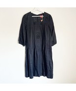NEW Sundance Eyelet Drop Waist Midi Dress Charcoal Gray Size 6 Boho NO SLIP - $54.84 CAD