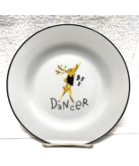 Reindeer by POTTERY BARN  Dancer Salad Plate 8 1/2 Inches Never used - £19.16 GBP