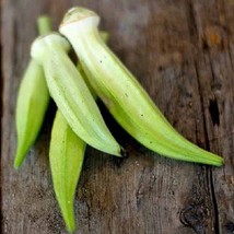 Okra Seeds - Blondy - Vegetable Seeds - Outdoor Living - Garden - Free Shippng - £22.37 GBP