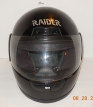 Raider A-622 Motorcycle Helmet Black Sz S Snell DOT Approved - £57.46 GBP