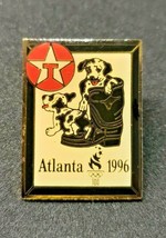 Vintage Gold Tone Pin 1996 Atlanta Olympics Texaco Puppy in Boot Logo NOS PB36 - £10.29 GBP