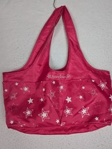 American Girl Doll Carrier Travel Tote Bag Pink Stars Pockets - £11.51 GBP